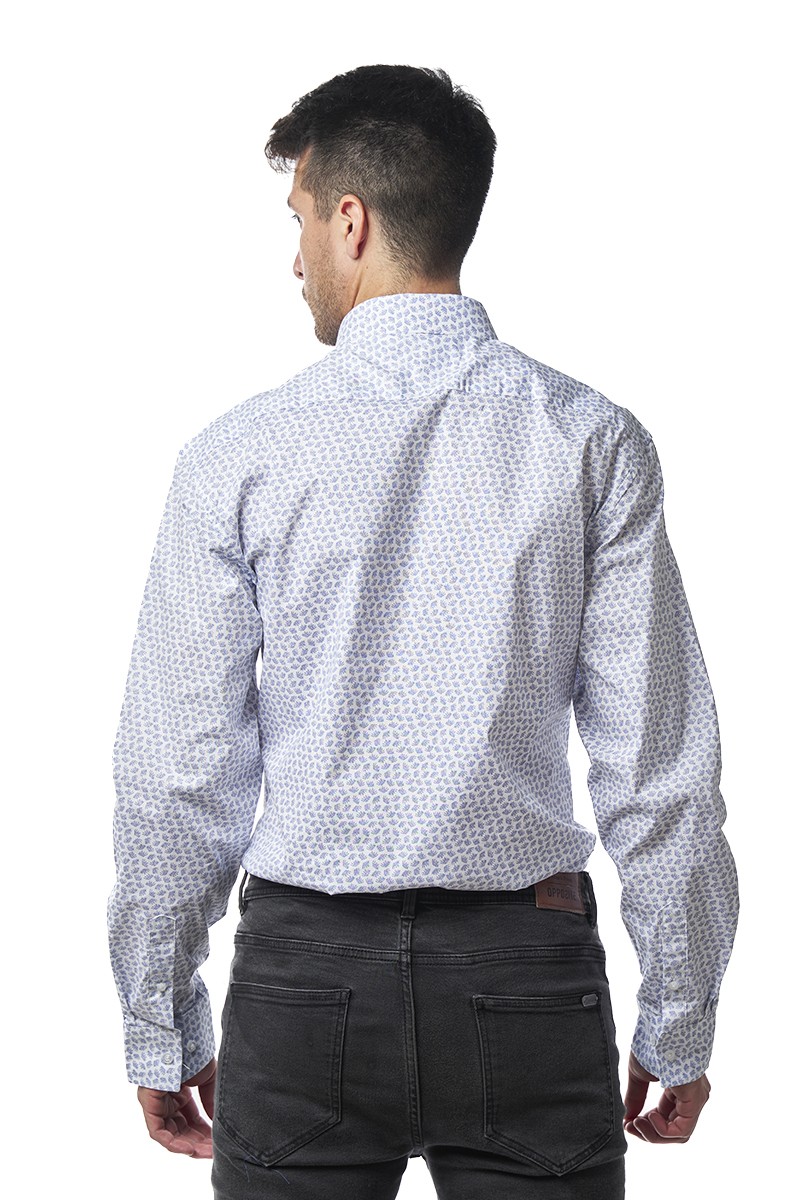 CAMISA MONTESOLA HOMBRE ALFREDO SLIM FIT BLANCO