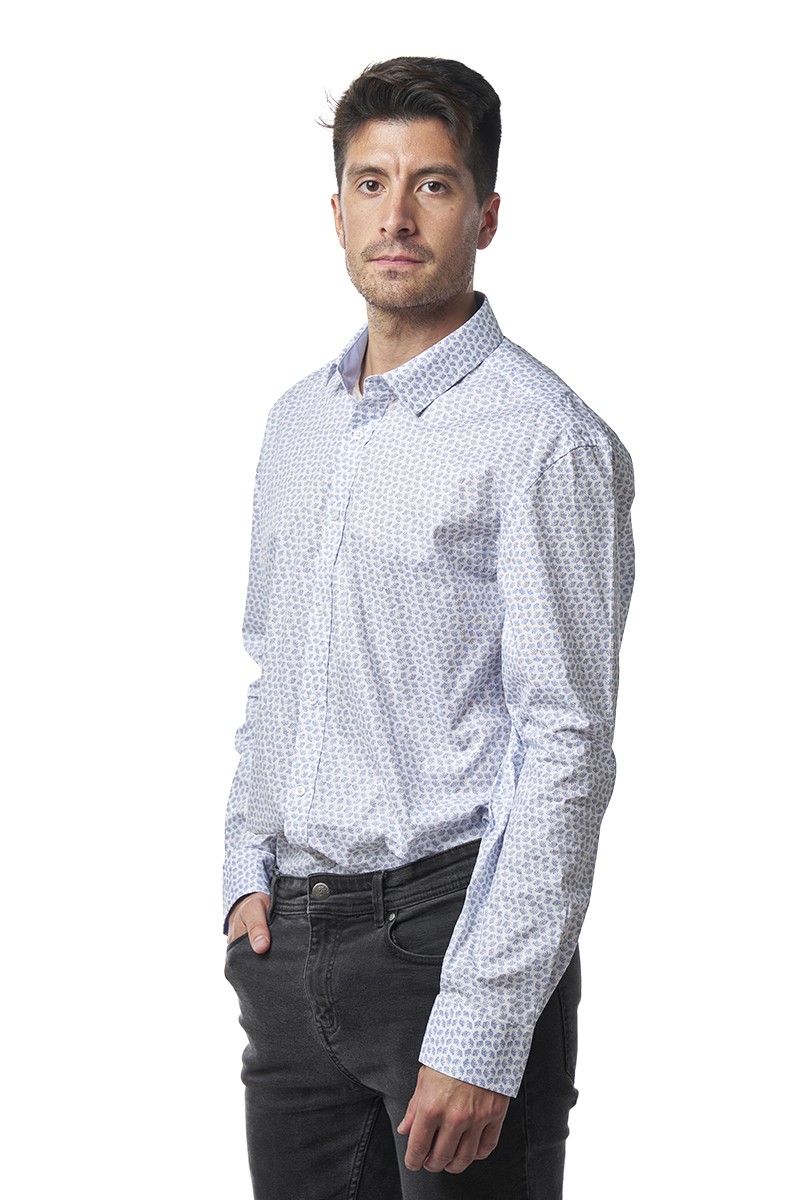 CAMISA MONTESOLA HOMBRE ALFREDO SLIM FIT BLANCO