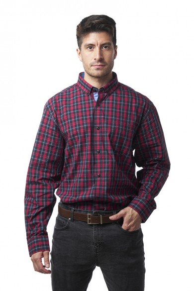 CAMISA MONTESOLA HOMBRE ANTOIN REGULAR ROJO