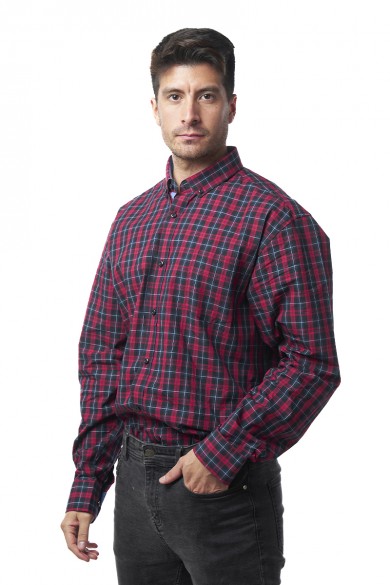 CAMISA MONTESOLA HOMBRE ANTOIN REGULAR ROJO
