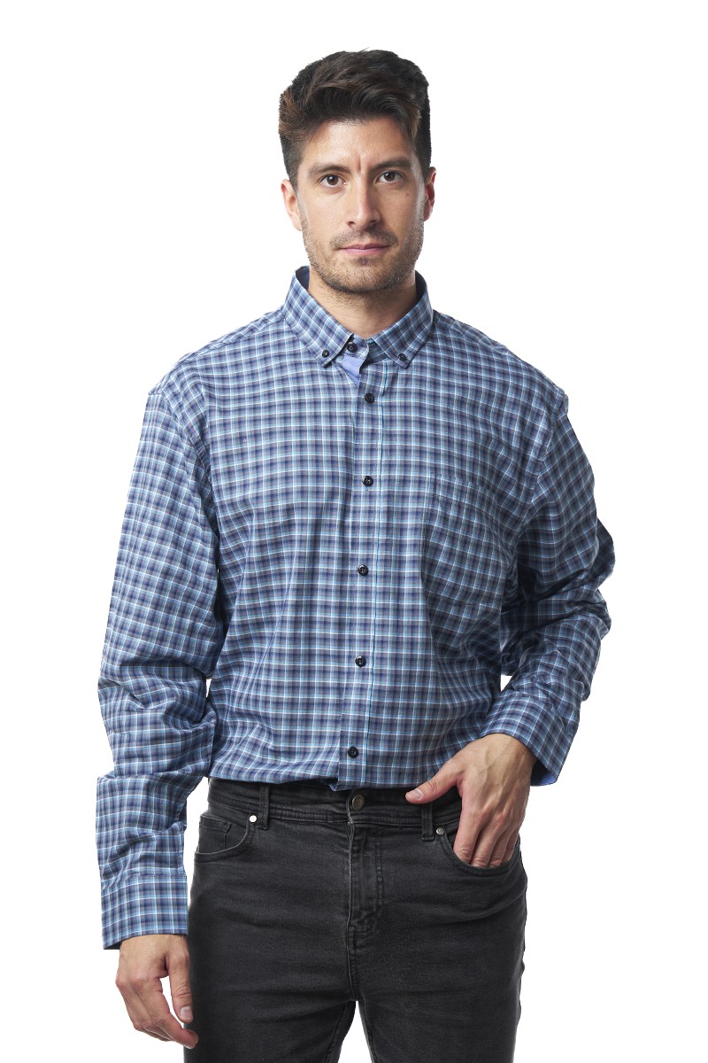 CAMISA MONTESOLA HOMBRE AXEL REGULAR CELESTE