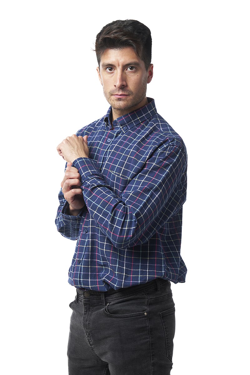 CAMISA MONTESOLA HOMBRE RAMON SQUARE AZUL