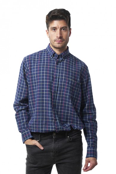 CAMISA MONTESOLA HOMBRE RAMON SQUARE AZUL