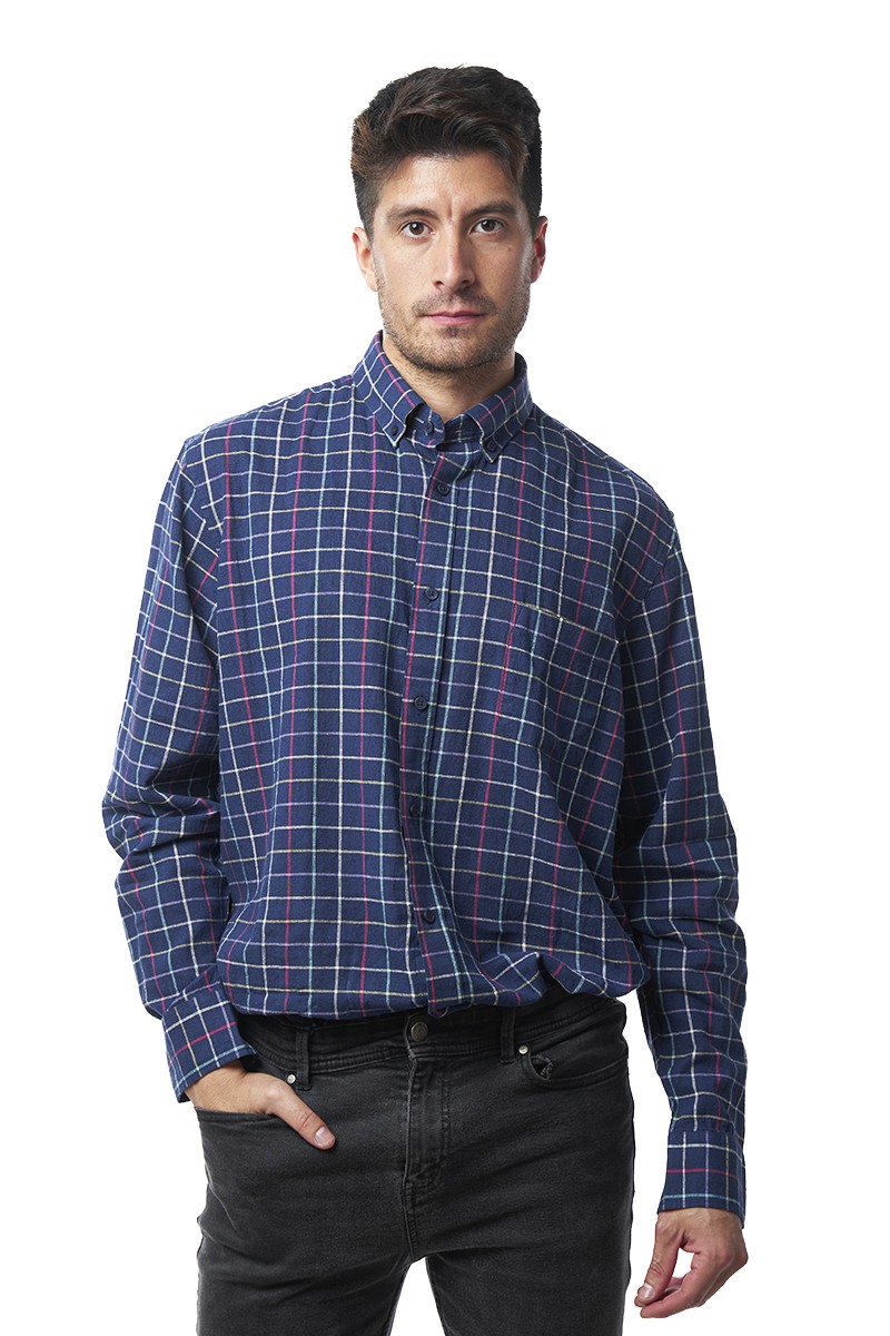 CAMISA MONTESOLA HOMBRE RAMON SQUARE AZUL
