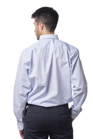 CAMISA MONTESOLA HOMBRE RAUL STRIPE CELESTE