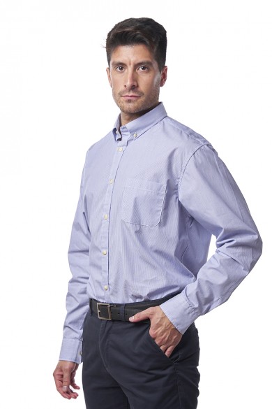 CAMISA MONTESOLA HOMBRE RAUL STRIPE AZUL