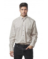 CAMISA MONTESOLA HOMBRE RENE PRINT AZUL