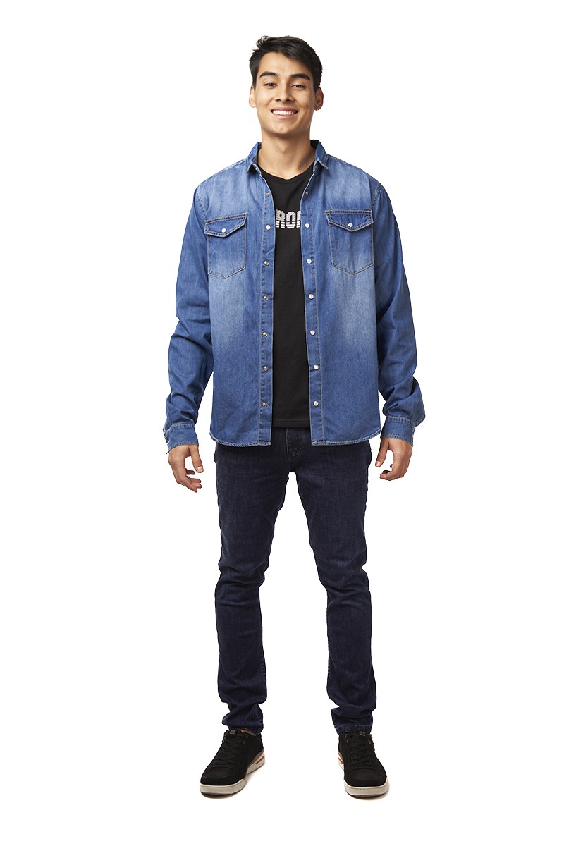 JEANS CRAFORD HOMBRE ETHAN SLIM FIT AZUL OSCURO