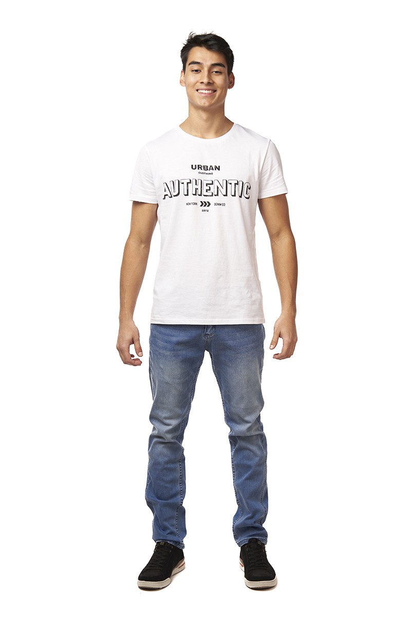 JEANS CRAFORD HOMBRE CARLOS SLIM FIT CELESTE