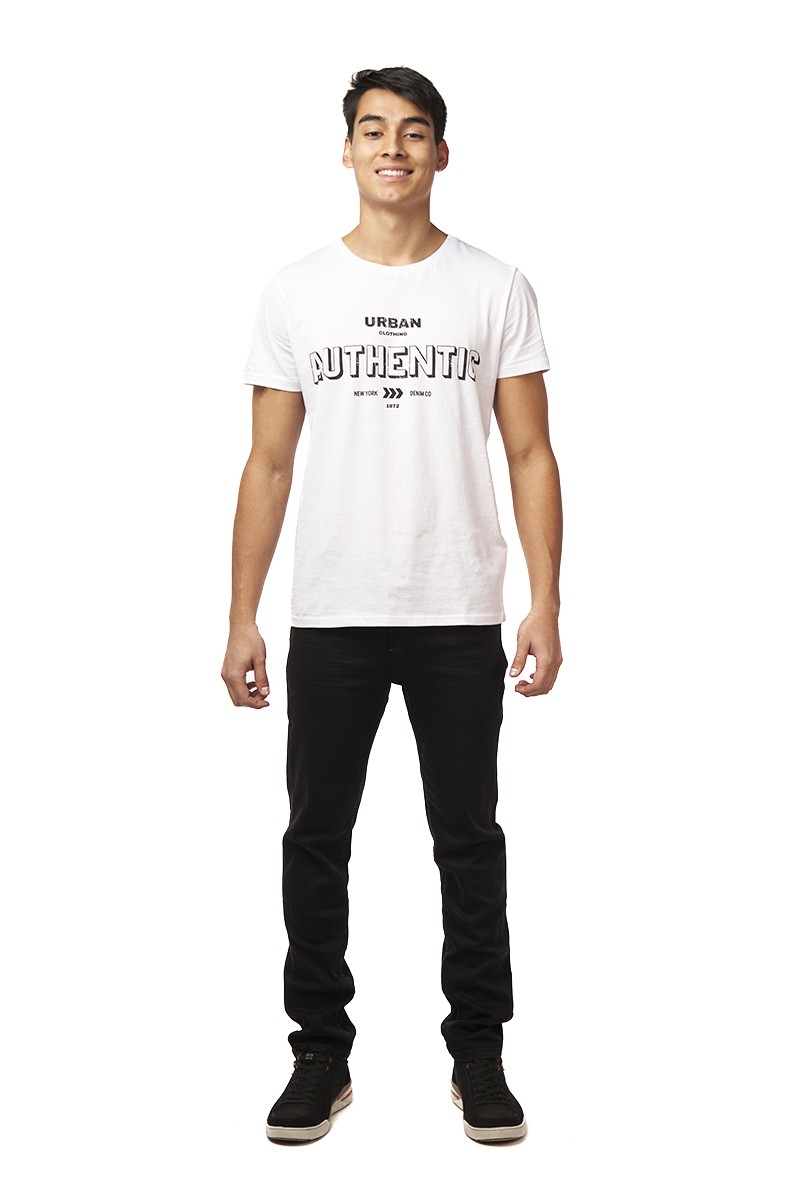 JEANS CRAFORD HOMBRE CARLOS SLIM FIT NEGRO