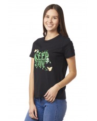 POLERA ARYA MUJER DION WAVES NEGRO