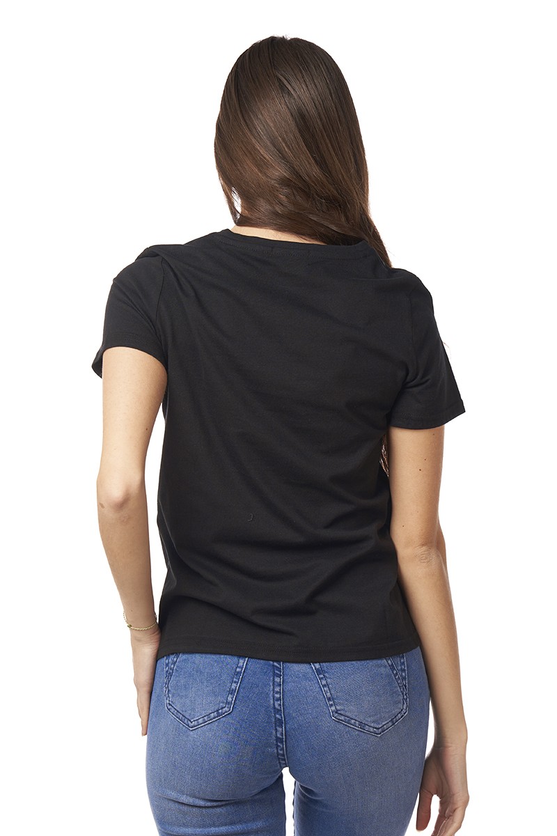 POLERA ARYA MUJER DION WAVES NEGRO