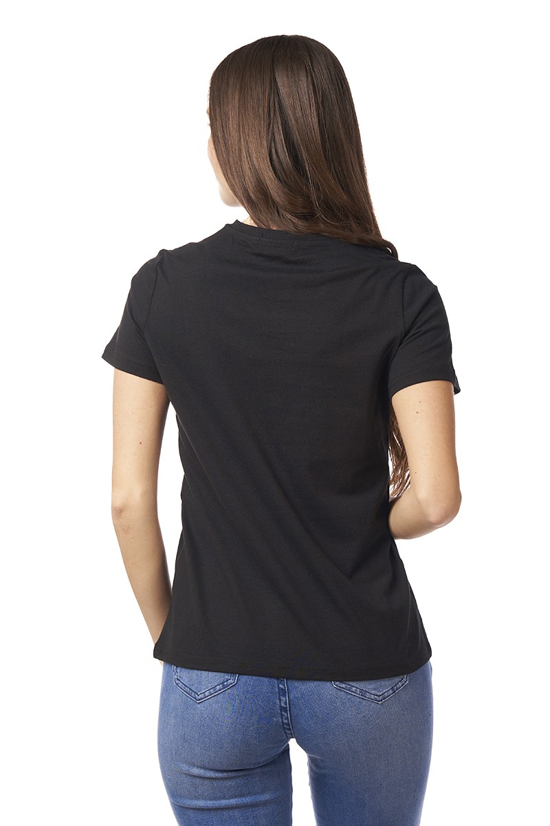 POLERA ARYA MUJER CYRUS DAISY NEGRO