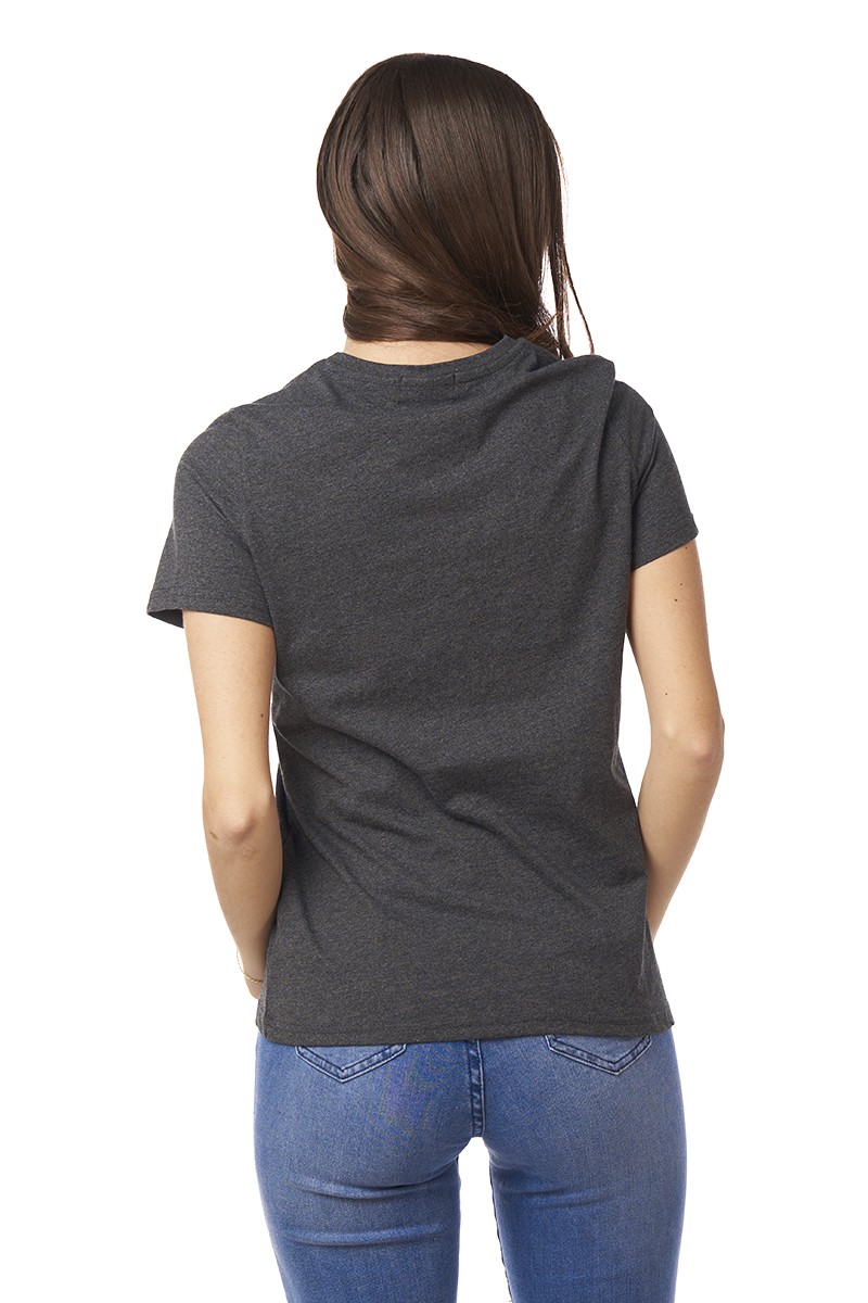 POLERA ARYA MUJER  BEYONCE BUTTERFLY GRIS