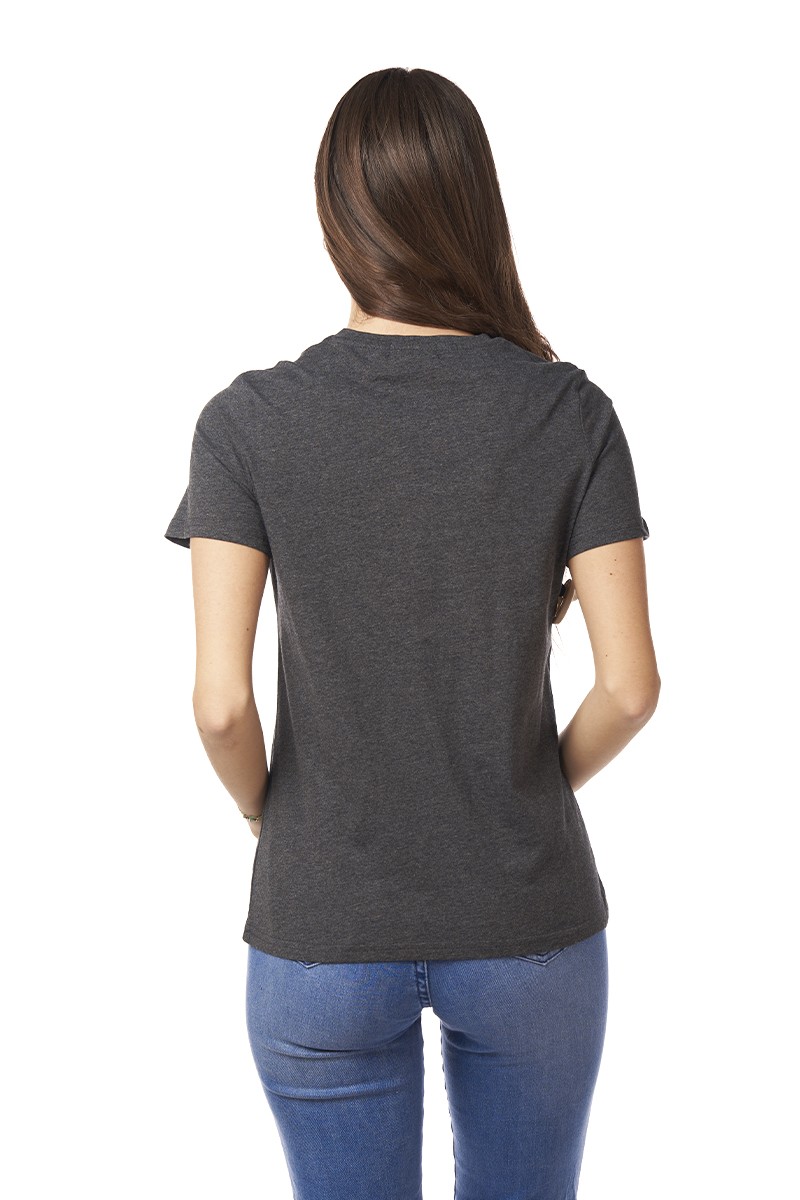 POLERA ARYA MUJER WHITNEY FLOWER GRIS POLERA ARYA MUJER WHITNEY FLOWER GRIS