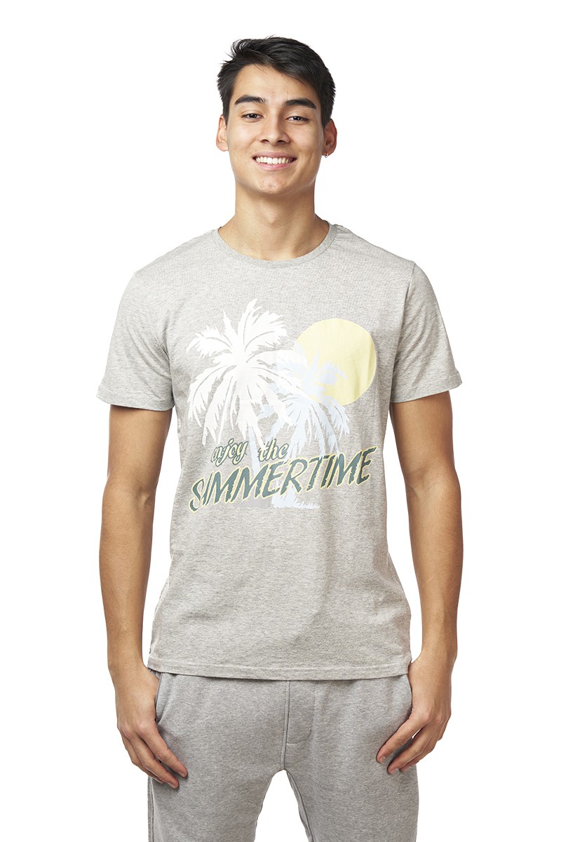 POLERA URBN ID HOMBRE CLAPTON SUMMER TIME GRIS POLERA URBN ID HOMBRE CLAPTON SUMMER TIME GRIS