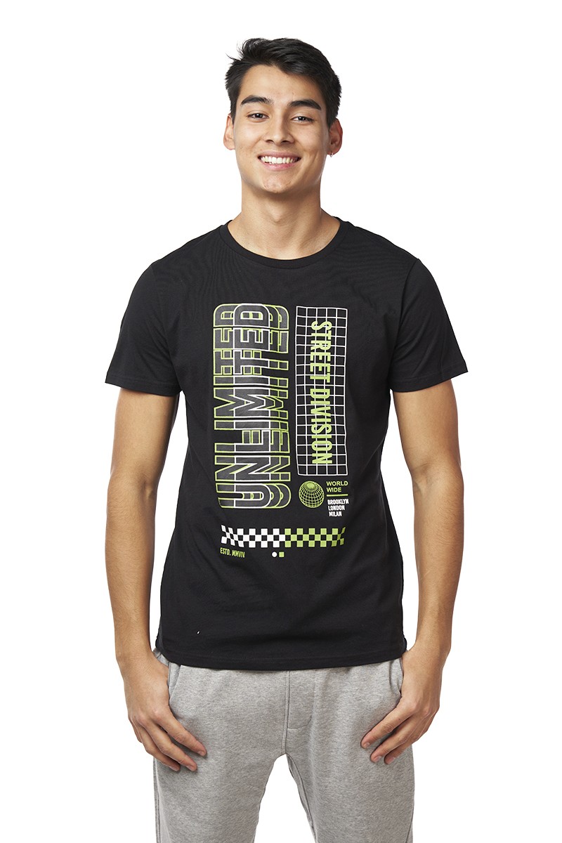 POLERA URBN ID HOMBRE PRESLEY UNLIMITE NEGRO POLERA URBN ID HOMBRE PRESLEY UNLIMITE NEGRO