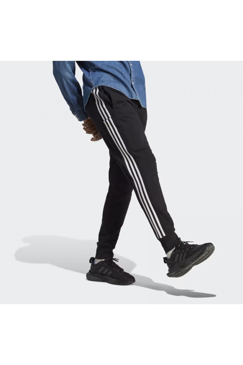 JOGGER ADIDAS HOMBRE ESSENTIALS TRES TIRAS NEGRO