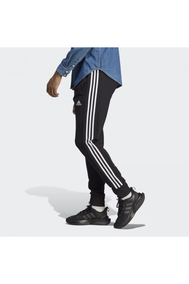 JOGGER ADIDAS HOMBRE ESSENTIALS TRES TIRAS NEGRO