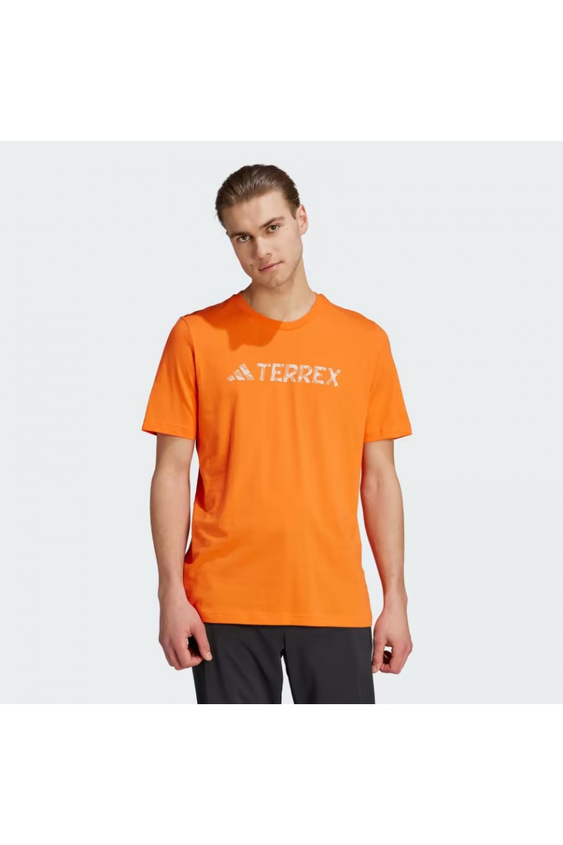 POLERA ADIDAS TERREX HOMBRE CLASSIC LOGO NARANJO POLERA ADIDAS TERREX HOMBRE CLASSIC LOGO NARANJO