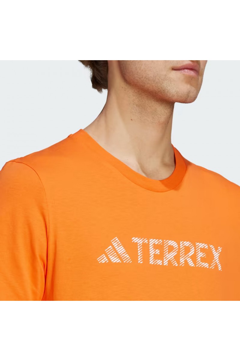 POLERA ADIDAS TERREX HOMBRE CLASSIC LOGO NARANJO POLERA ADIDAS TERREX HOMBRE CLASSIC LOGO NARANJO