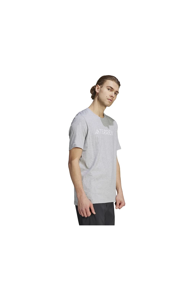 POLERA ADIDAS TERREX HOMBRE CLASSIC LOGO GRIS POLERA ADIDAS TERREX HOMBRE CLASSIC LOGO GRIS