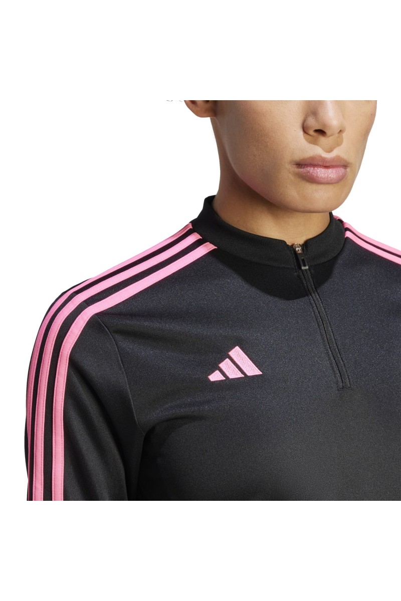 POLERA ADIDAS MUJER 1/2 ZIPPER NEGRO POLERA ADIDAS MUJER 1/2 ZIPPER NEGRO