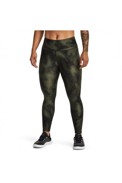 CALZA UNDER ARMOUR MUJER AOP TOBILLERA VERDE
