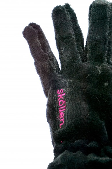 GUANTE SKOLLEN MUJER TARENTO FURRY NEGRO/FUCSIA
