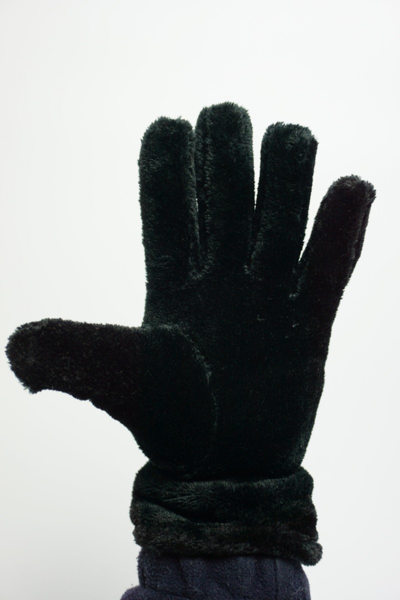 GUANTE SKOLLEN MUJER TARENTO FURRY NEGRO/FUCSIA