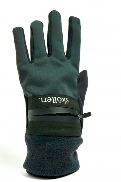 GUANTE SKOLLEN UNISEX FERRARA ZIPPER NEGRO