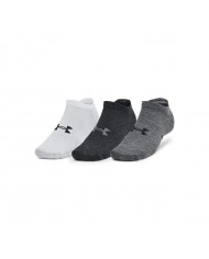 SOQUETE (6) UNDER ARMOUR UNISEX ESSENTIAL NO SHOW NEGRO