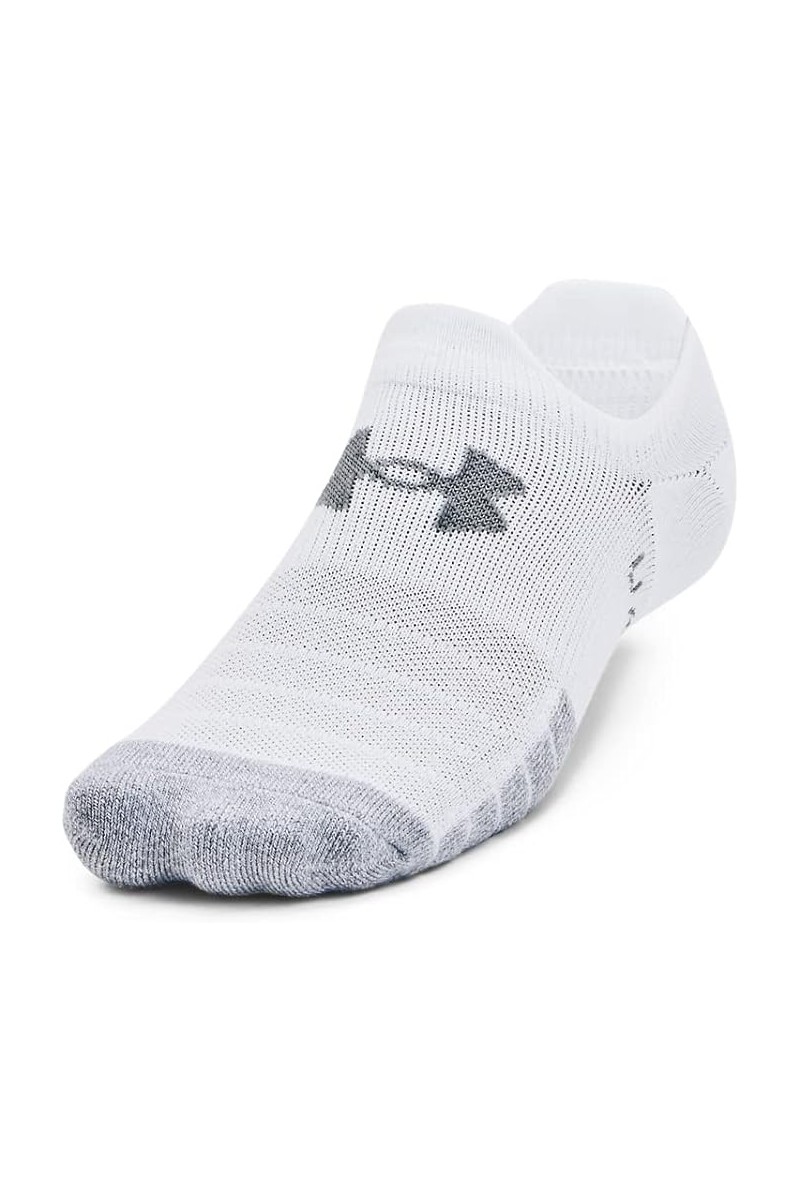 SOQUETES (3) UNDER ARMOUR UNISEX HEATGEAR TRALOWTAB BLANCO