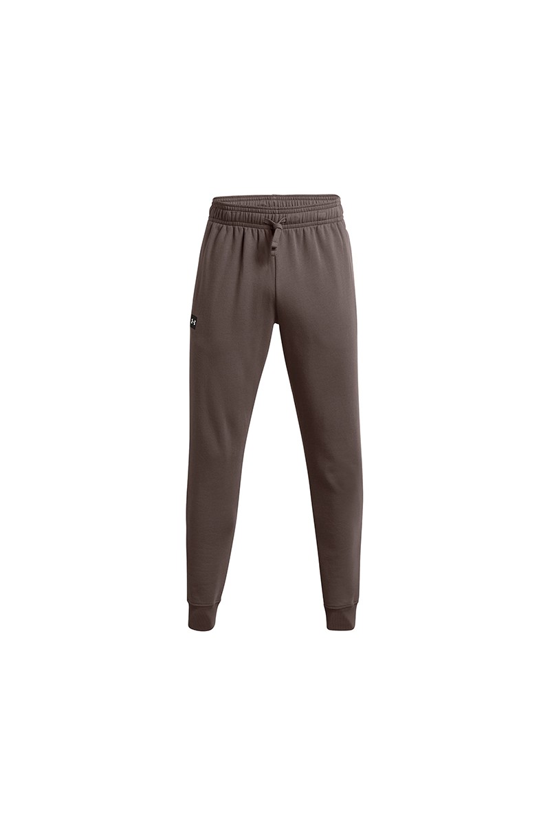 JOGGER UNDER ARMOUR HOMBRE RIVAL FLEECE CAFÉ