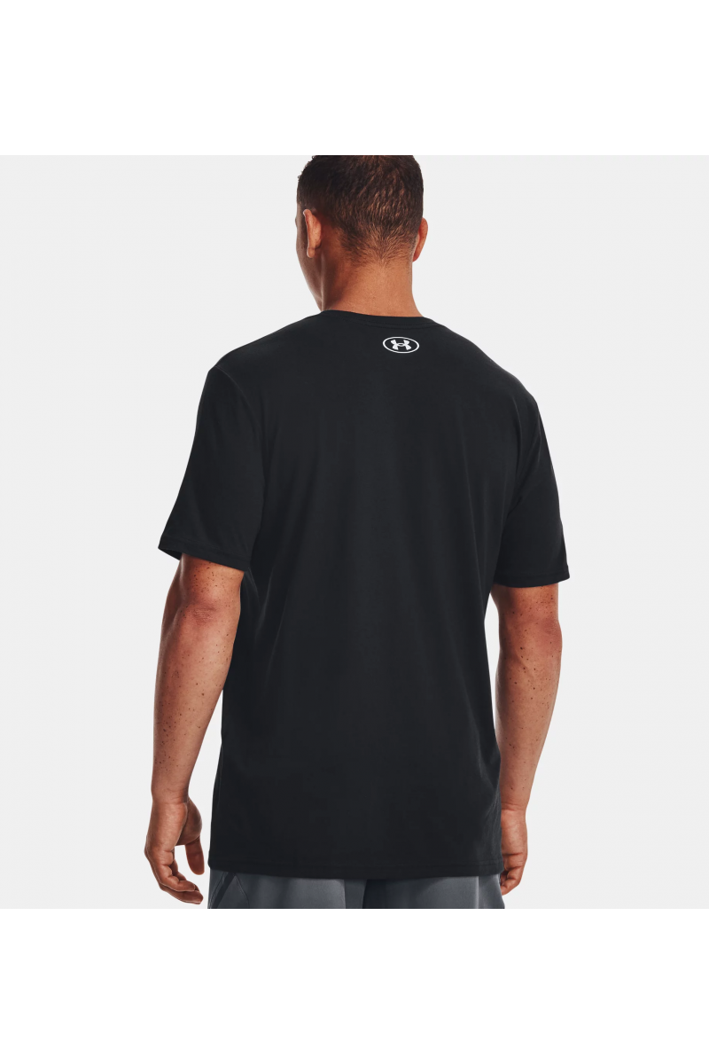 POLERA UNDER ARMOUR HOMBRE CAMO CHEST STRIPE NEGRO