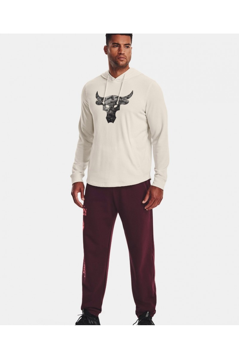 POLERÓN UNDER ARMOUR HOMBRE PROJECT ROCK BLANCO POLERÓN UNDER ARMOUR HOMBRE PROJECT ROCK BLANCO