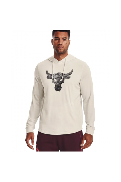 POLERÓN UNDER ARMOUR HOMBRE PROJECT ROCK BLANCO