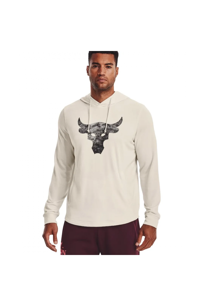 POLERÓN UNDER ARMOUR HOMBRE PROJECT ROCK BLANCO POLERÓN UNDER ARMOUR HOMBRE PROJECT ROCK BLANCO
