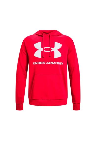 POLERÓN UNDER ARMOUR HOMBRE RIVAL FLEECE ROJO