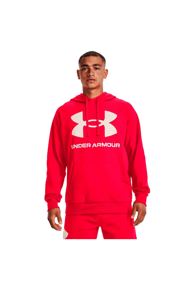 POLERÓN UNDER ARMOUR HOMBRE RIVAL FLEECE ROJO POLERÓN UNDER ARMOUR HOMBRE RIVAL FLEECE ROJO
