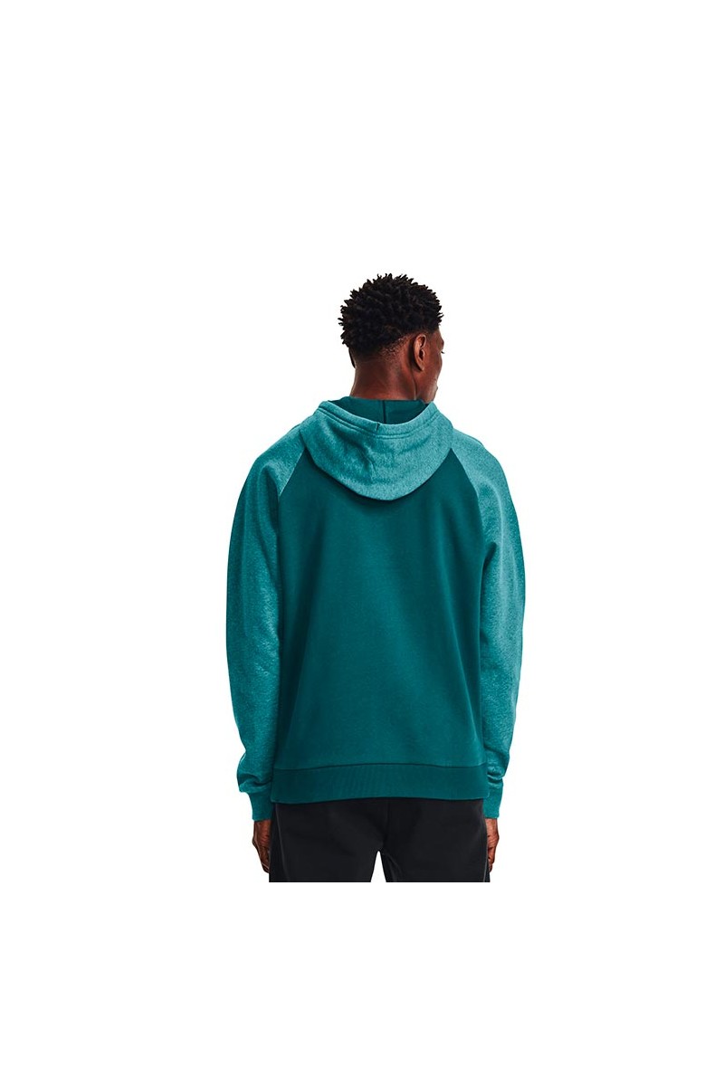 POLERÓN UNDER ARMOUR HOMBRE RIVAL WORDMARK VERDE POLERÓN UNDER ARMOUR HOMBRE RIVAL WORDMARK VERDE