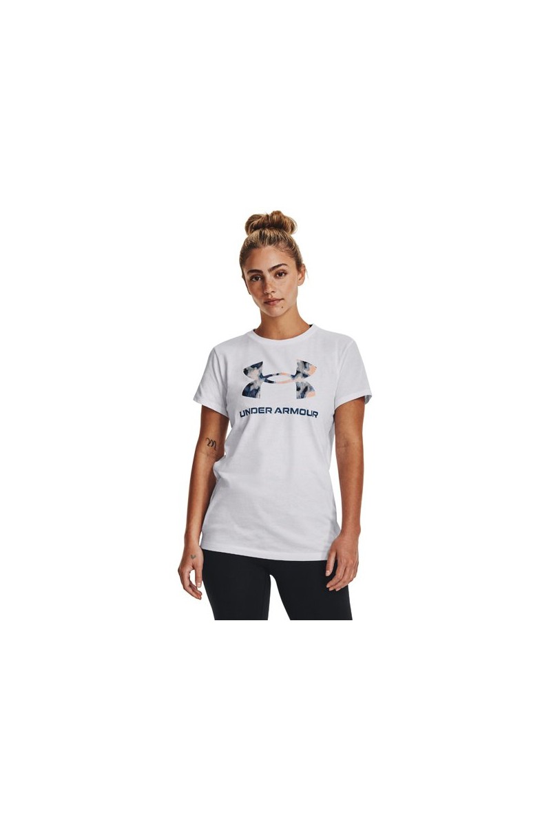POLERA UNDER ARMOUR MUJER BLANCO