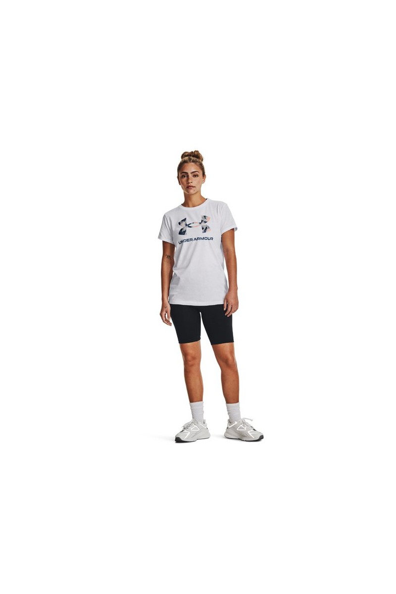POLERA UNDER ARMOUR MUJER BLANCO