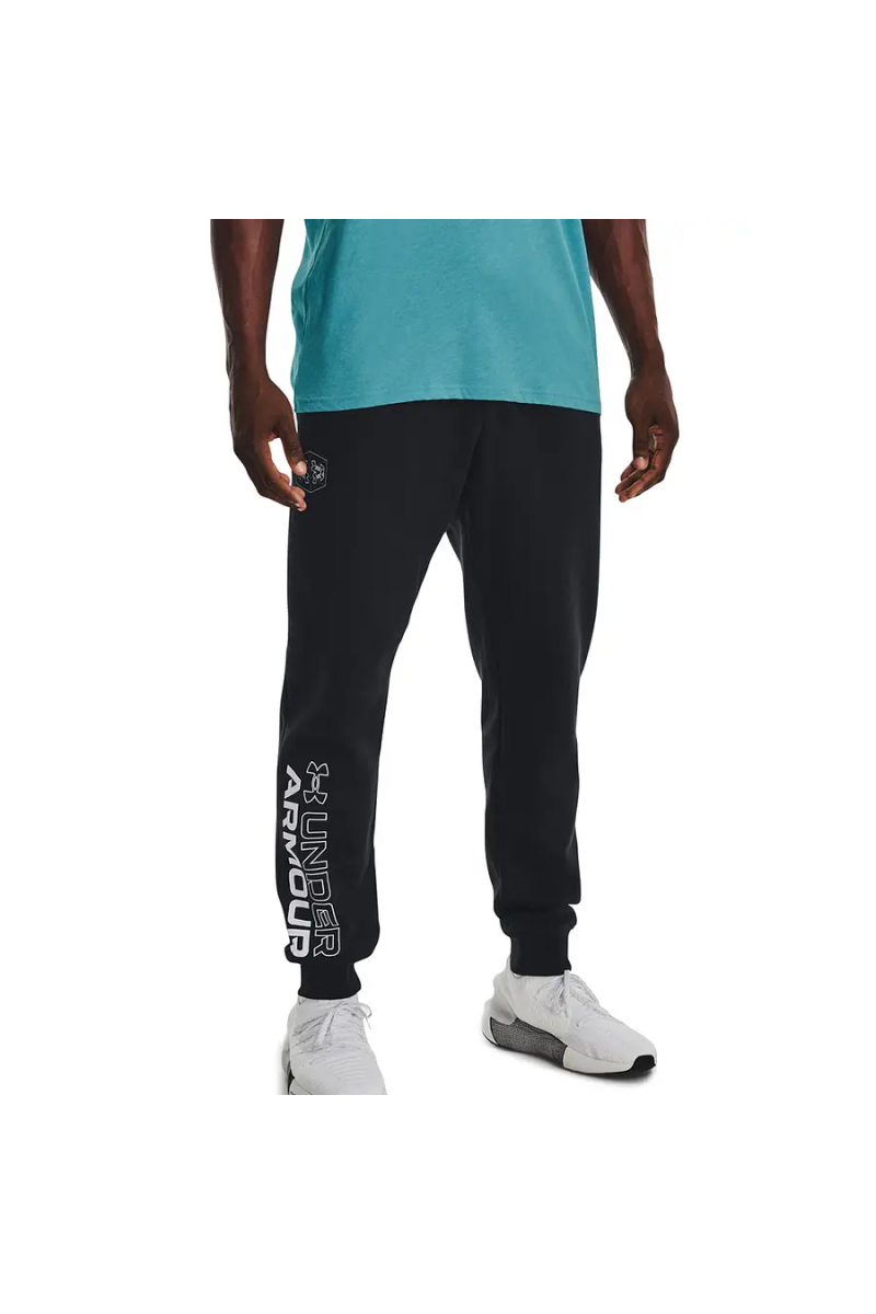 JOGGER UNDER ARMOUR HOMBRE FLEECE NEGRO