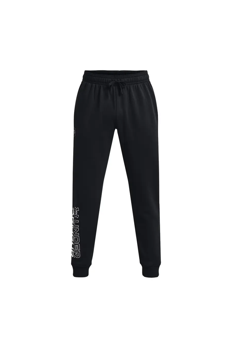 JOGGER UNDER ARMOUR HOMBRE FLEECE NEGRO