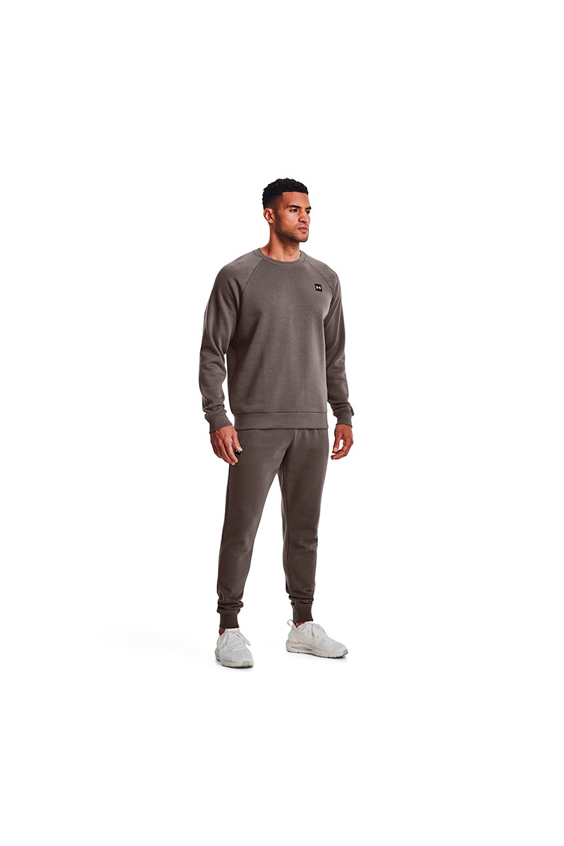 POLERÓN UNDER ARMOUR HOMBRE RIVAL FLEECE CREW CAFÉ POLERÓN UNDER ARMOUR HOMBRE RIVAL FLEECE CREW CAFÉ