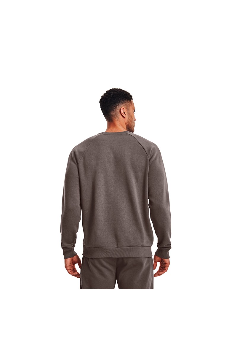 POLERÓN UNDER ARMOUR HOMBRE RIVAL FLEECE CREW CAFÉ POLERÓN UNDER ARMOUR HOMBRE RIVAL FLEECE CREW CAFÉ