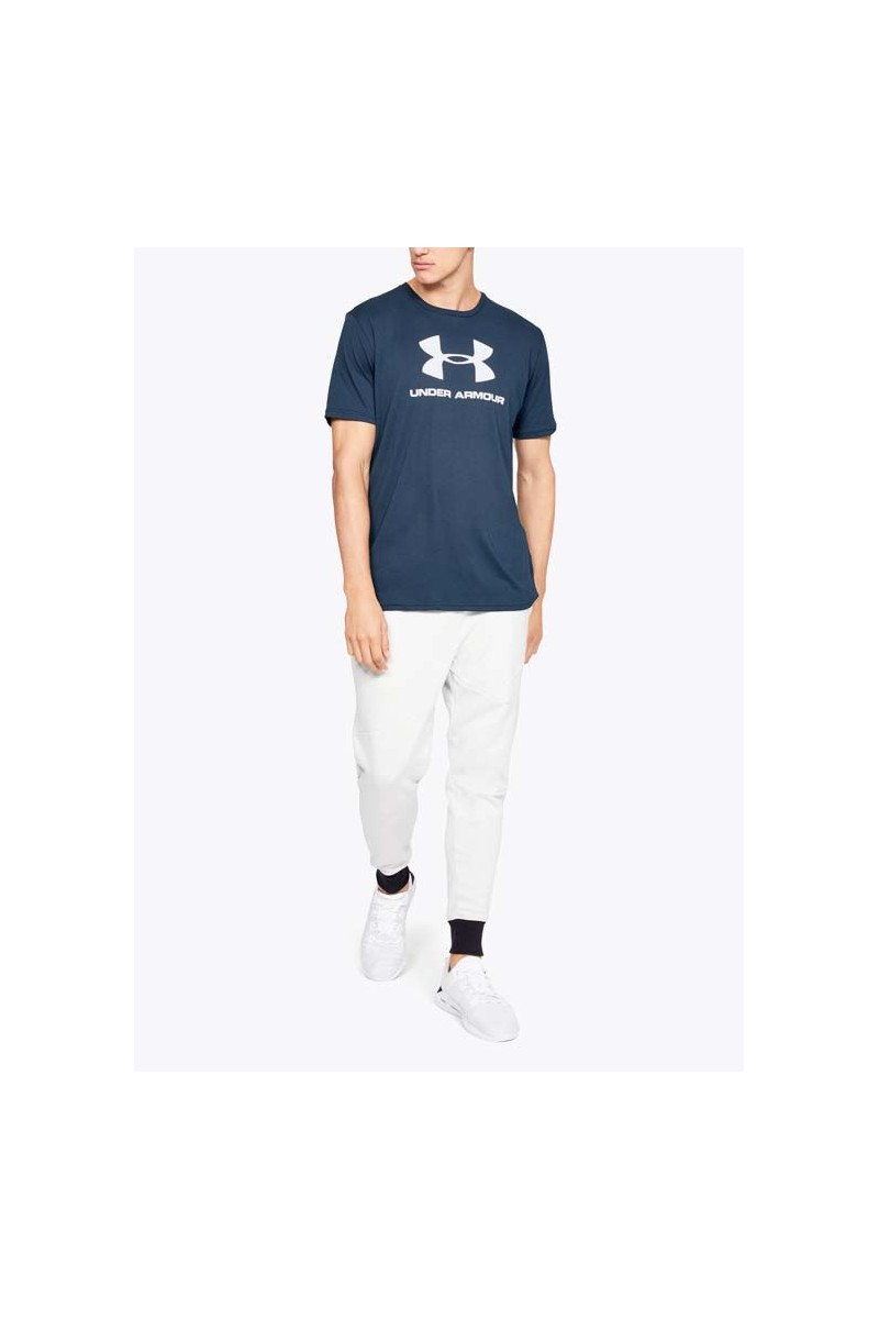 POLERA UNDER ARMOUR HOMBRE SPORTSTYLE LOGO NAVY