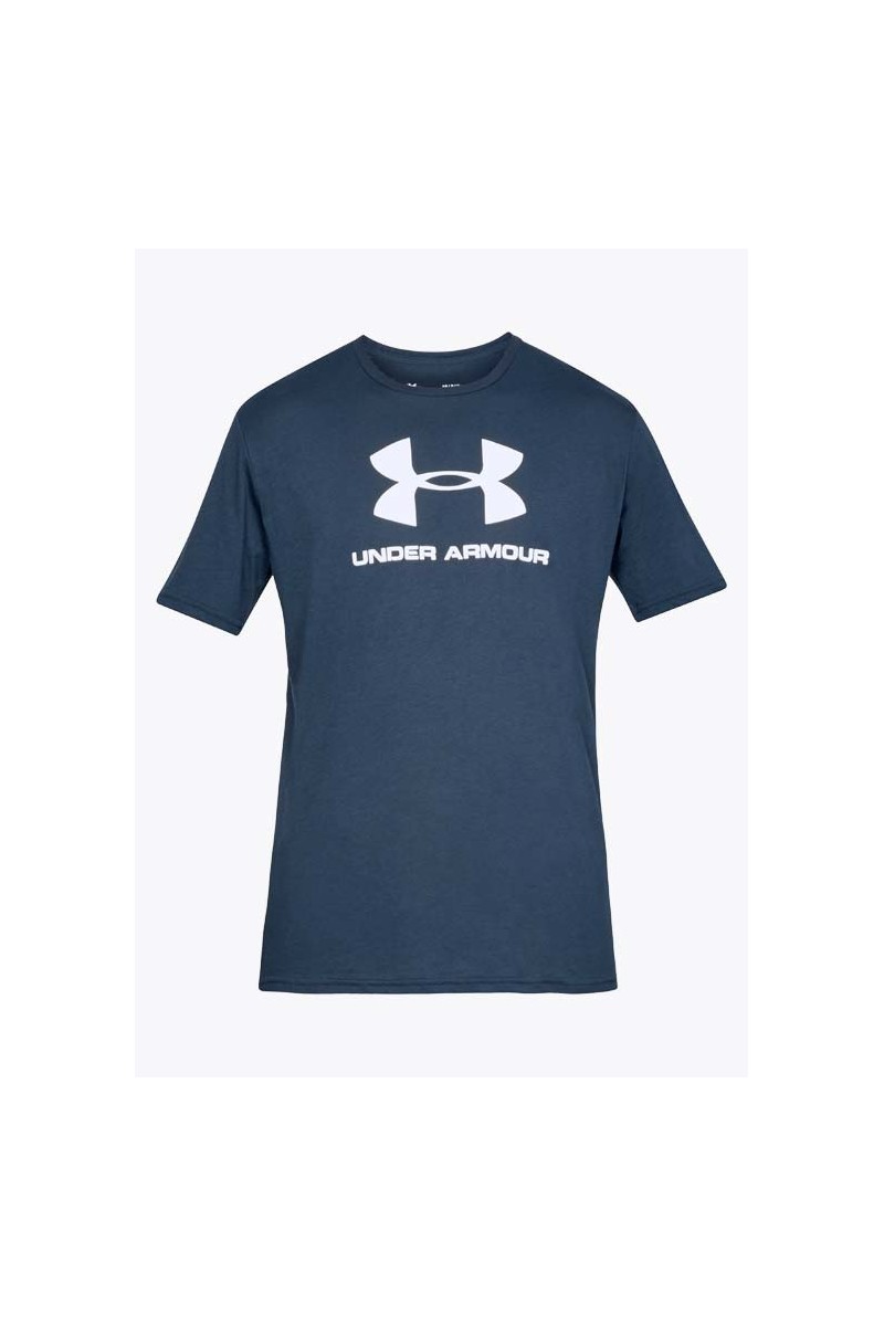 POLERA UNDER ARMOUR HOMBRE SPORTSTYLE LOGO NAVY