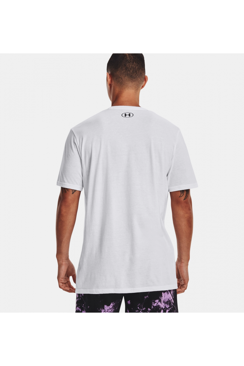 POLERA UNDER ARMOUR HOMBRE PROJECT ROCK PAYOFF BLANCO